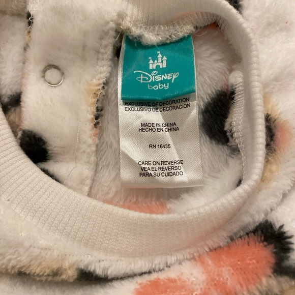 Disney Baby Minnie Mouse Two Piece Long sleeve Outfit Girls Size 6/9 Months - Picture 5 of 6